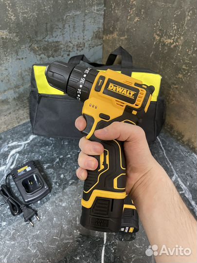 5шт. Мощный бесщеточнфй набор 2в1 DeWalt 18V