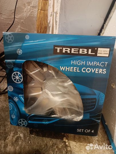 Колпаки r15 комплект Trebl ударопрочные