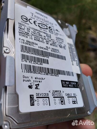 Жесткий диск Hitachi HTE726060M9AT00 60Gb 7200