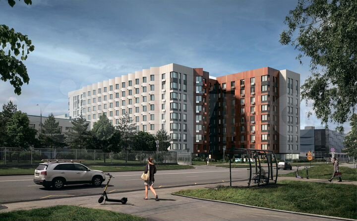 1-к. апартаменты, 41,7 м², 8/9 эт.