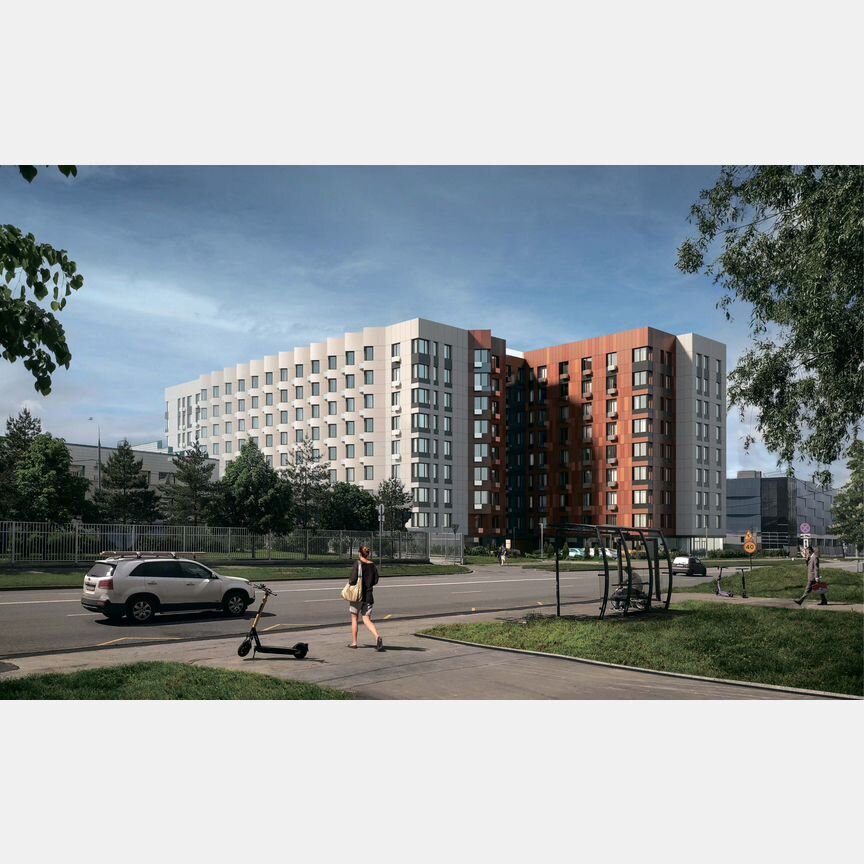 1-к. апартаменты, 41,7 м², 8/9 эт.