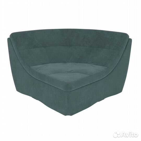 Угловой модуль Холидей Велюр черный