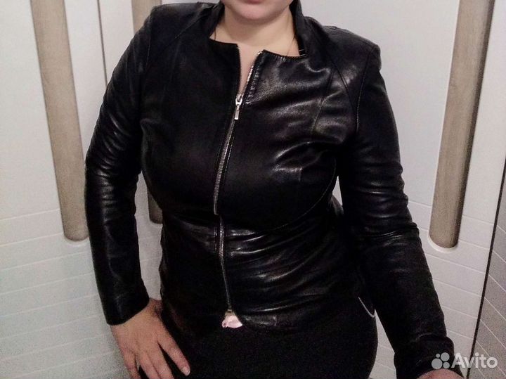 Куртка кожаная лайка