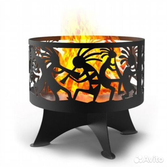 Костровая чаша черная 70см