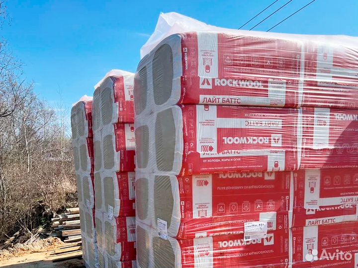 Утеплитель Rockwool Лайт Баттс Оптима 50 мм