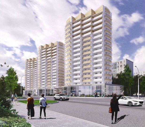 1-к. квартира, 43,4 м², 4/17 эт.