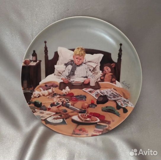 Настенная тарелка Копенгаген винтаж