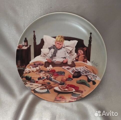 Настенная тарелка Копенгаген винтаж