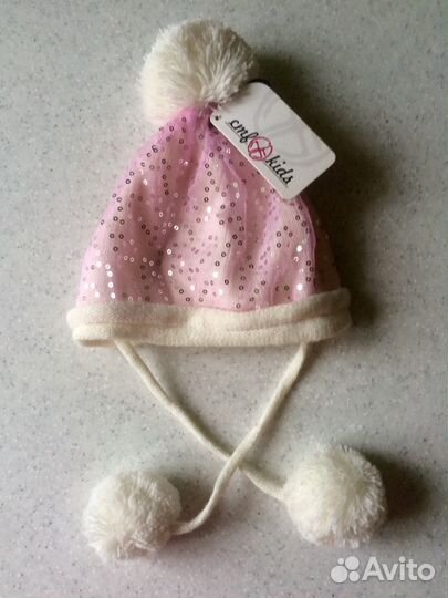 Шапка розовая