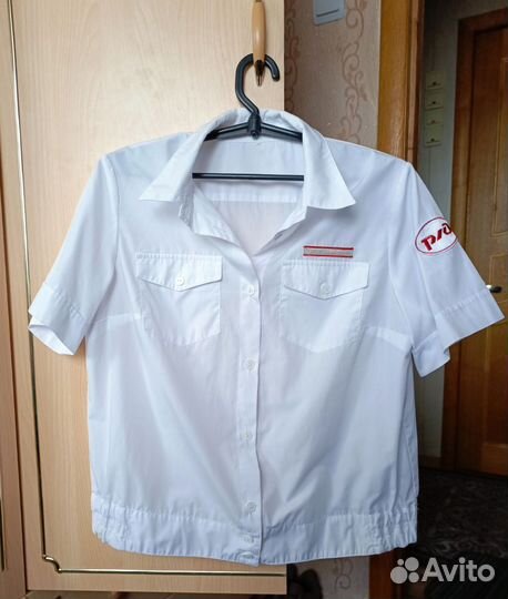 Рубашка жд с коротким рукавом
