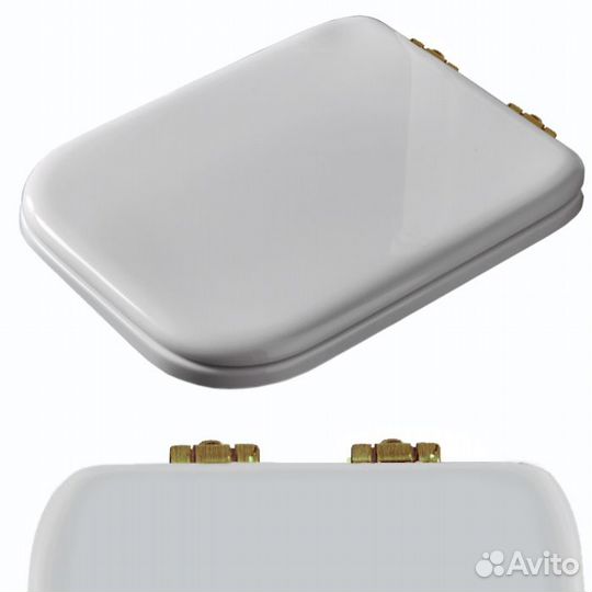 Kerasan Waldorf запчасть - комплект шарниров (микролифт) для сидения 418601/418640, цвет бронза