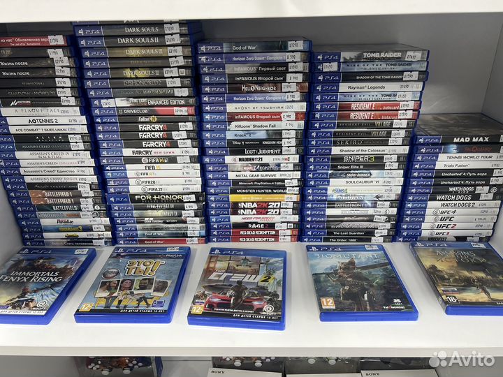 Игры на дисках для PS4 / PS5 новые и Б/у