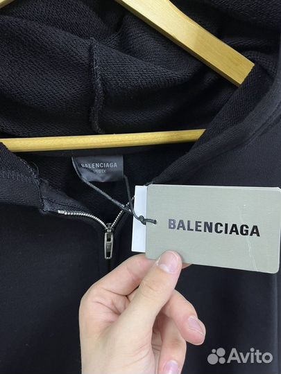 Зип худи balenciaga nologo (новая коллекция)