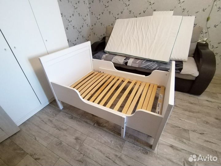 Детская кроватка трансформер IKEA Сундвик(Sundvik)