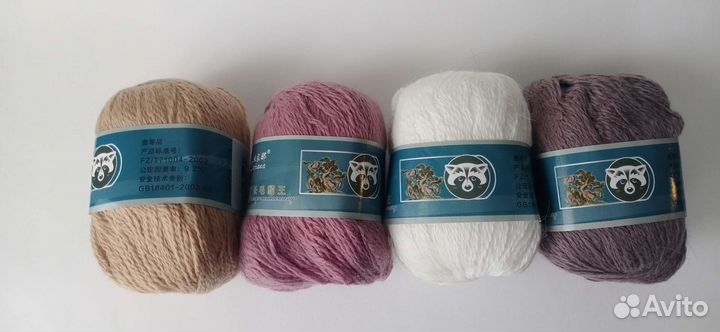 Пряжа пух норки, кашемир пряжа