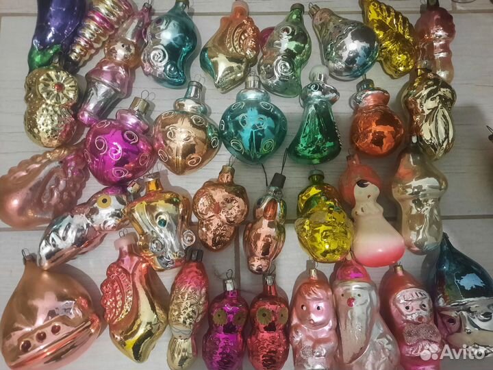 Елочные игрушки СССР фигурки