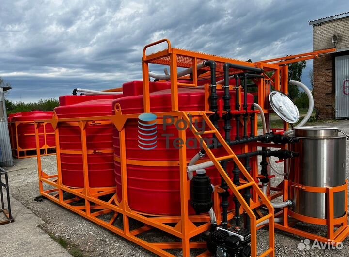 Транспортная кассета с полным сливом 15000л (3х500