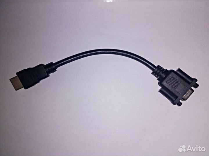 Кабель переходник hdmi в VGA для старого монитора