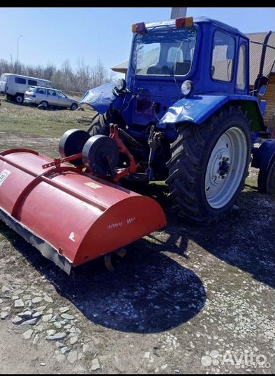 Вспашка земли фрезой