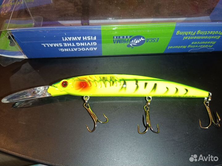 Воблер merial esca 17-M93 Миноуг суспендер ассорти