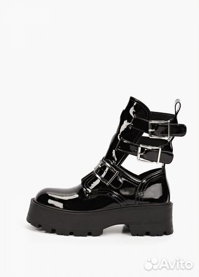 Ботинки женские лакированные 40