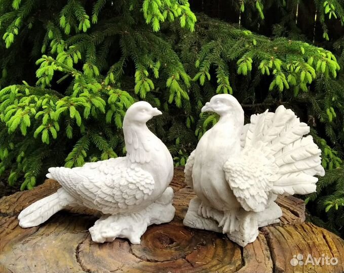 Голубь из мрамора 1шт