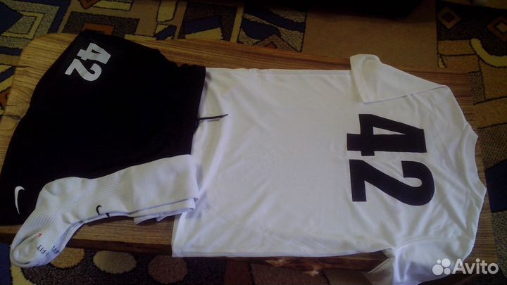 Комплект Nike футбольный (черно-белый)