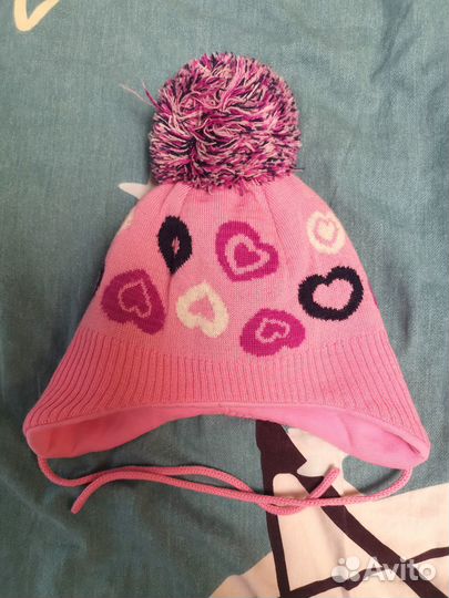 Шапки зимние для девочки 50, 52
