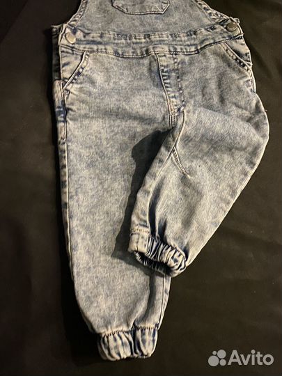 Джинсы комбинезон