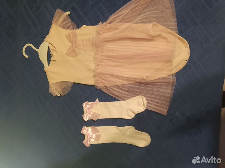 Платье боди для девочки 80 86