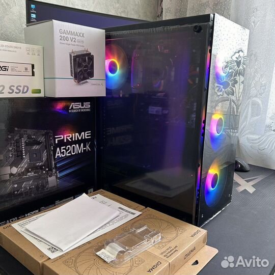 Новый пк Ryzen 5-5600G