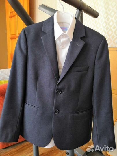 Школьный пиджак Dimark для мальчика 134-140 синий