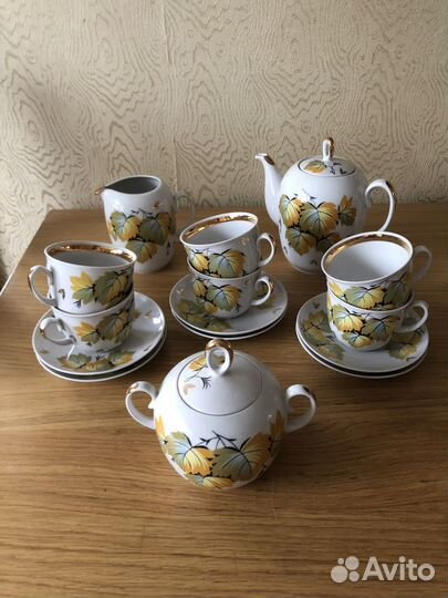 Чайный сервиз СССР винтаж