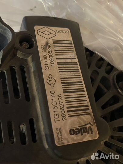 Генератор рено меган 3