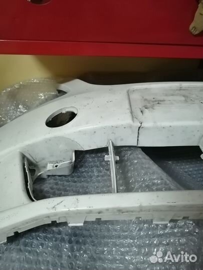 Передний бампер от skoda fabia 2
