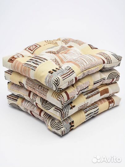 Сидушка на стул из гобелена 40х40 Геометрия