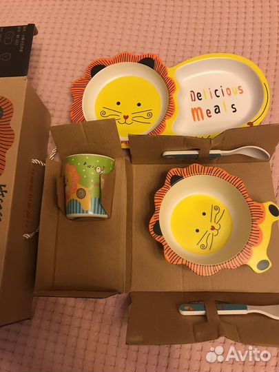 Набор детской посуды 5 предметов