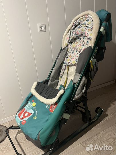 Коляска санки ника