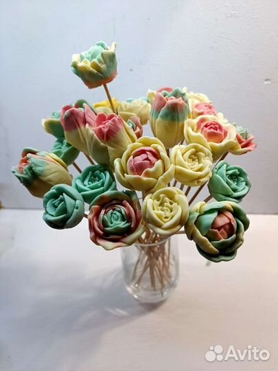 Шоколадные пельмени, букет из пельмешек