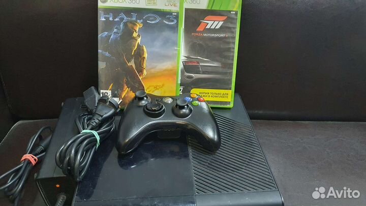 Xbox 360 + 48игр в памяти,2диска