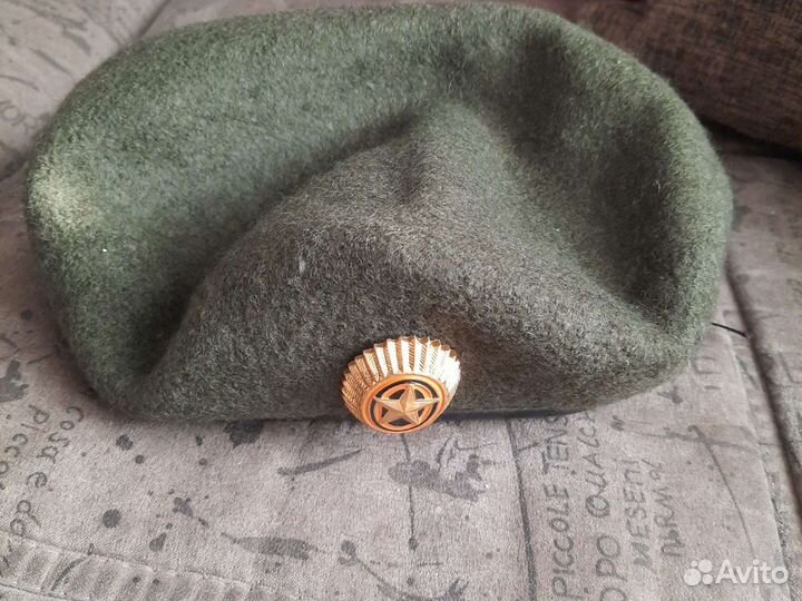 Берет шерстяной защитный военный