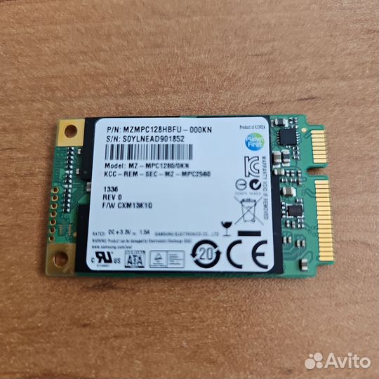 Ssd mSata samsung 128GB Win10 pro