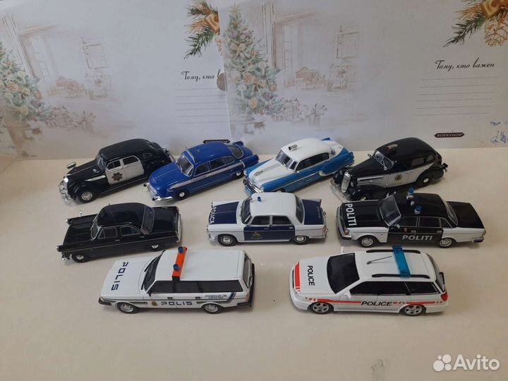 Полицейские машины мира 1:43