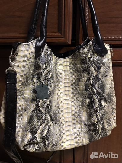 Сумка натуральная кожа Diamond