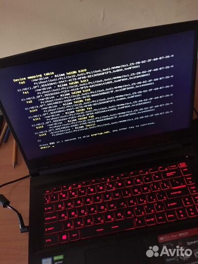 Ноутбук MSI gf63 thin