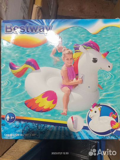 Надувной круг (Единорожка)