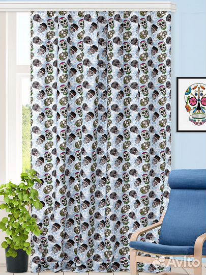 Штора для детской Хэллоуин 200х270 см, 799-3089/1