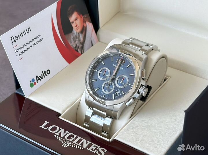 Longines Conquest V.H.P. Chrono оригинал