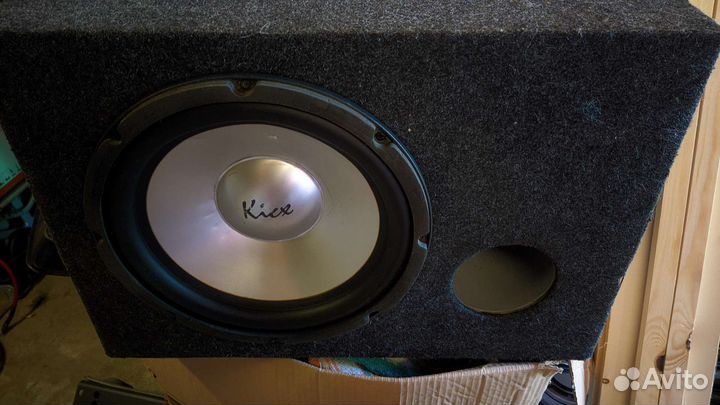 Сабвуфер, усилитель, провода