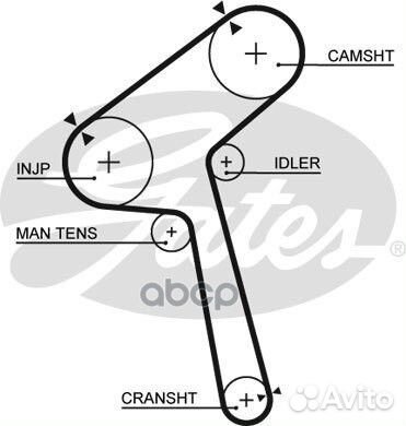 5190XS 45143х30 HSN Ремень грм 5190XS Gates